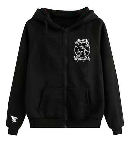 Campera Black Sabbath 3  Algodon Frisado Unisex