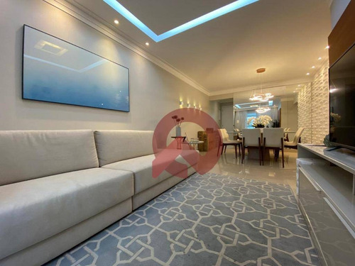 Imagem 5 de 23 de Apartamento Com 3 Dormitórios À Venda, 125 M² Por R$ 954.000,00 - Canto Do Forte - Praia Grande/sp - Ap3147