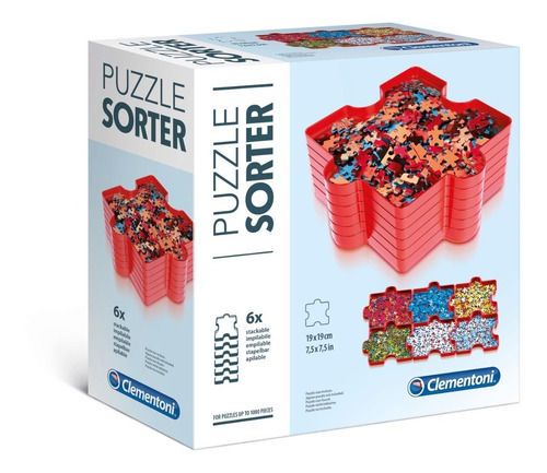 Puzzle Sorter Clementoni Clasificador De Piezas Rompecabezas