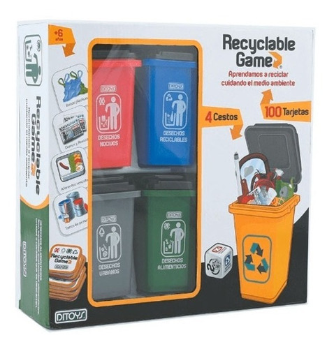 Recyclable Game Juego De Mesa Para Aprender A Reciclar 2299
