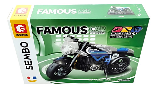 Bloques Para Armar Sembo Motos Bk Famous Car Cantidad De Piezas 200