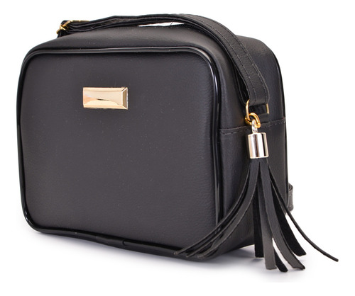 Bolsa Quadrada Feminina Com Alça Transversal Lisa Blogueira