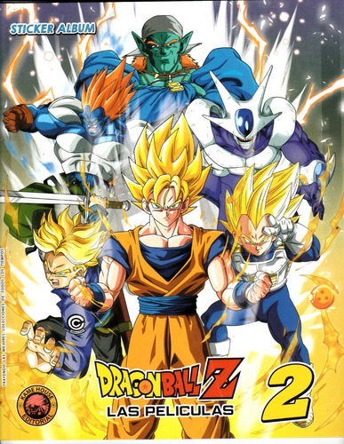 Album  Dragon Ball Z Las Peliculas Vol. 2 Completo A Pegar