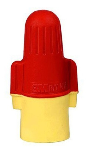 Imagen 1 de 5 de Conector Resorte Rojo-amarillo 3m 22-8awg Facil Instalación