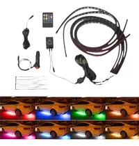 Comprar 4pcs Tiras De Neón 7color Bajo Tubo De Led Neon Parte De Aba