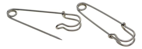 6 X 50 Piezas Broches De Seguridad Metal Pinza Sujeción