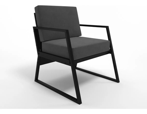 Cadeira Poltrona Industrial Mini Estrutura Da Cadeira Estrutura Preta Assento Assento Preto