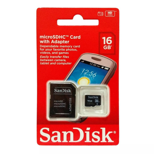 Cartao 16gb Sandisk Original Lacrado Pronta Entrega