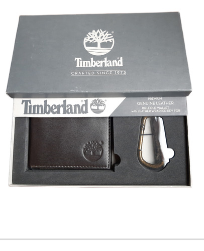 Billetera Timberland Premium Con Llavero Hombre