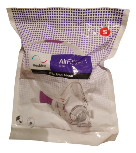 Resmed Airfit F20 Para Ella Talla Chica (s) Morada