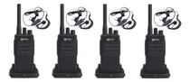Comprar 4 Radios Walkie Talkie Txpro Tx320 Con Manos Libres Uhf 2w