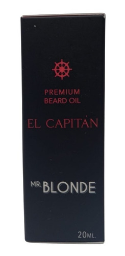Aceite Para Barba Mr. Blonde El Capitan Nro 2 Hidratante