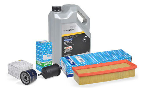 Kit Filtros Y Aceite Castrol Original Renault Clio Mio 1.2