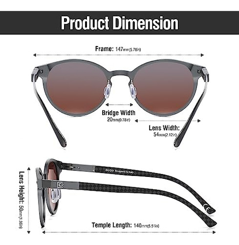 Duco Gafas De Sol Polarizadas Para Hombres Y Mujeres, Gafas