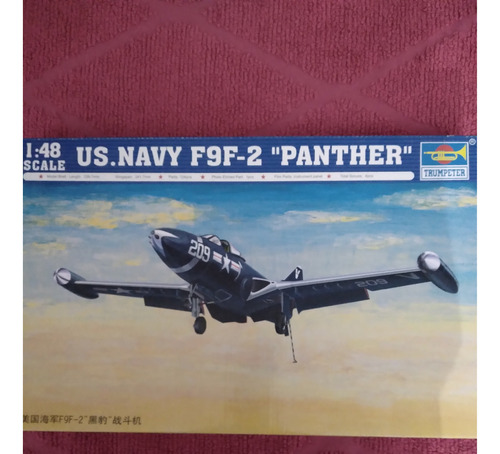 Maqueta Para Armar  Avion 1/48 Trumpeter Panther F9f-2 