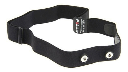 Banda Cardiaca Elástica Pectoral Polar Original Soft Strap Negro Xxs/s