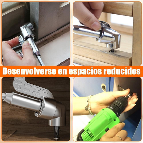 Screwdriver Bit Corner Tool Socket 105 Grados, Largo + Corto