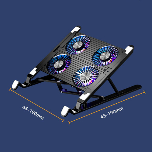 Soporte Para Computadora Portátil Con 4 Ventiladores De