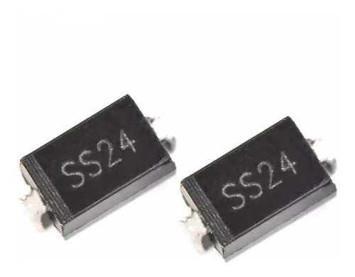 Diodo Rectificador Schottky Smd Ss24 Sr240 2a 40v X 2 Unida