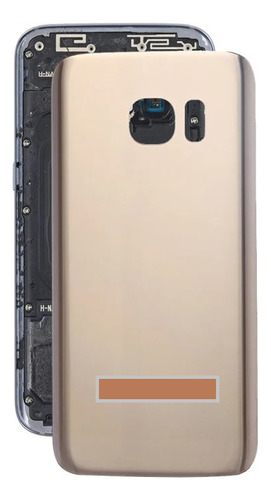 Tampa Traseira Compatível Galaxy S7 G930 G930f G930fd Dourad