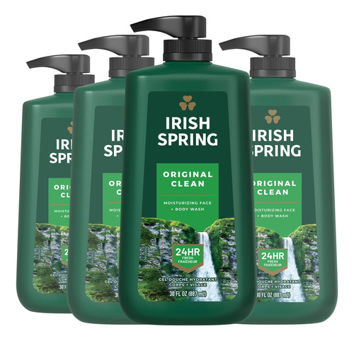 Irish Spring Original Clean - Jabón Hidratante Corporal Y .