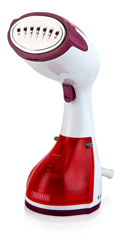 Imagen 1 de 6 de Plancha Thomas Th-7300 Acero Inox - Vapor Color Rojo
