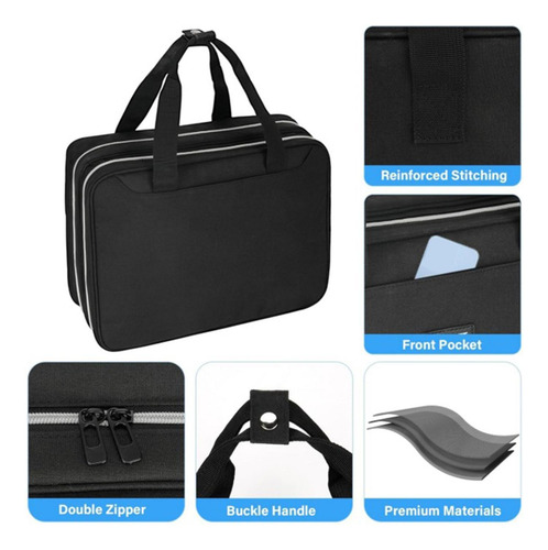 Estuche Organizador De Viaje Para Tatuajes Con Cremallera De