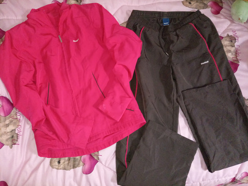 Campera Y Pantalón Deportivo Reebok Dama Talle S