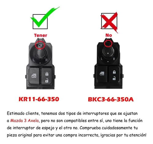 Interruptor De Ventana For Mazda Cx-5 3 2013-2016
