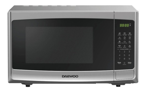 Horno De Microondas Daewoo Dmdp11s2bg Silver 1.1 Ft 6 Menús