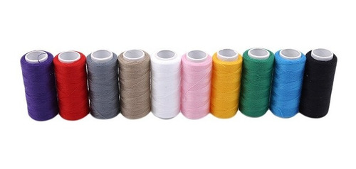 Hilos Coser Costura Poliester Colores Mixtos 10 Carretes 20m Color Multicolor Basicos Mixto