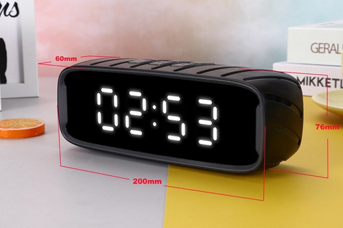 Radio Reloj Despertador Digital Bluetooth Recargable Daniu