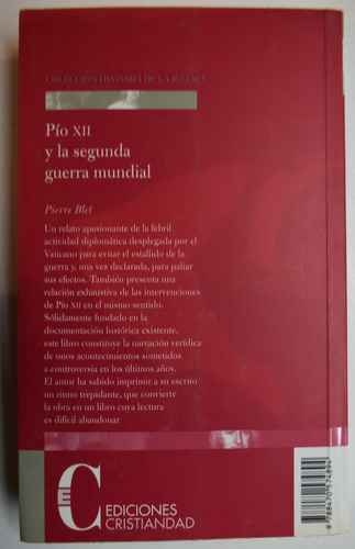 Pío Xii Y La Segunda Guerra Mundial Pierre Blet C247