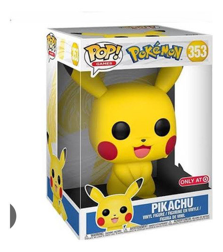 Funko Pop Pikachu #353 Gigante Pokémon 10 Pulgadas Target