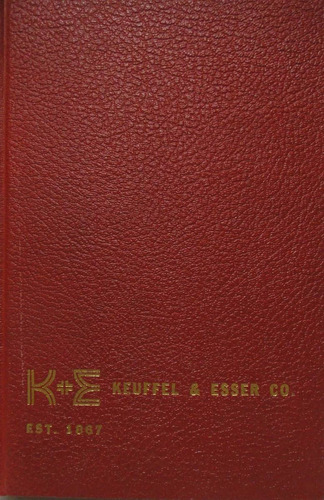 Catalogo Keuffel & Esser Co 