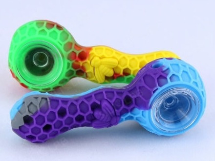 Imagen 2 de 4 de Pipa Silicona Vidrio Zeppelin