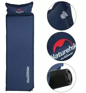 Colchoneta Inflable Con Almohada Para Trekking Naturehike