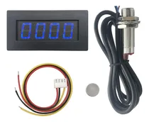 Comprar 4 Led Tacómetro Rpm Medidor De Velocidad + Sensor De Interru