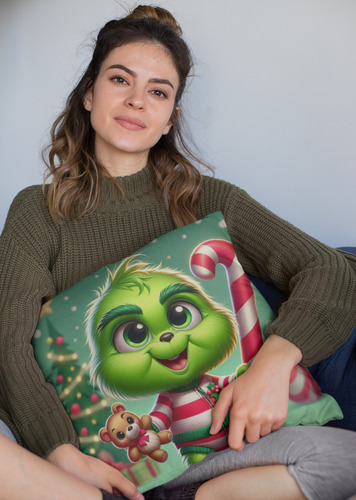 Almofada 30cm Grinch Natal Presente De Natal Inimigo Secreto