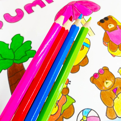 Colores Kids Buffy Hexagonales C/24 Variados