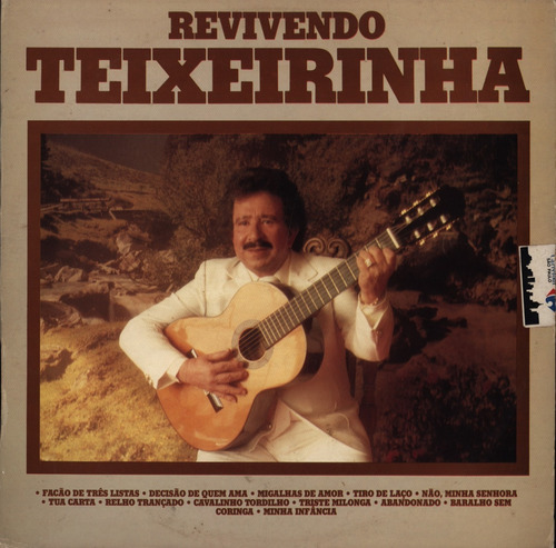 Lp Teixeirinha - Revivendo Teixeirinha - Phonodisc 1990 - 12