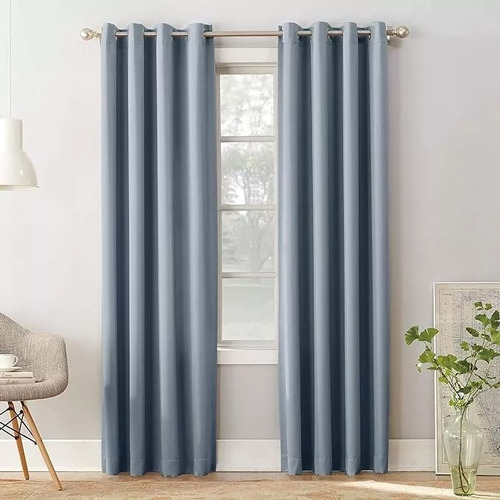 Juego De Cortinas Blackout Textil 140 X 210m Oferta!!