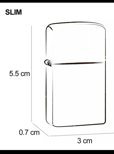 Zippo Slim 1993 De Colección B Xi (Usado)