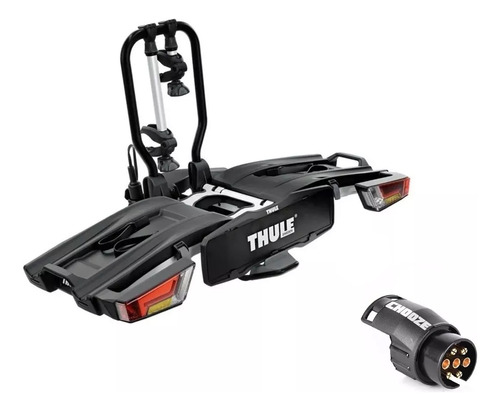 Suporte 2 Bikes 933 Thule + Adaptador Tomada Engate Chooze