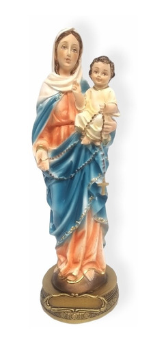 Virgen Del Rosario 22 Cm Virgen Vírgenes Figart