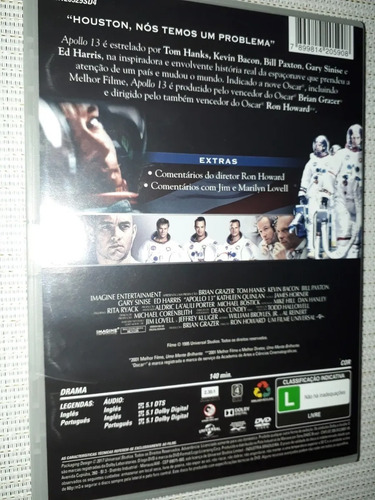 Dvd Apollo 13 ( 5487 ) (Usado)