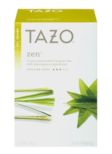 Starbucks Tazo Tea Zen Te Verde Con Hierbas De Limon Menta