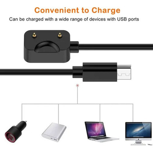 Typo C Cargador Para Samsung Galaxy Fit 3 Watch Carga Cable
