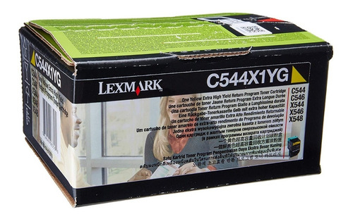 Toner Lexmark C544x1yg Amarillo Nuevo Original Oferta!!!