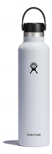 Botella De Agua Deportiva Acero Inoxidable 24 Oz Blanco